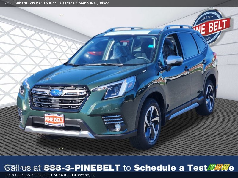 Cascade Green Silica / Black 2023 Subaru Forester Touring