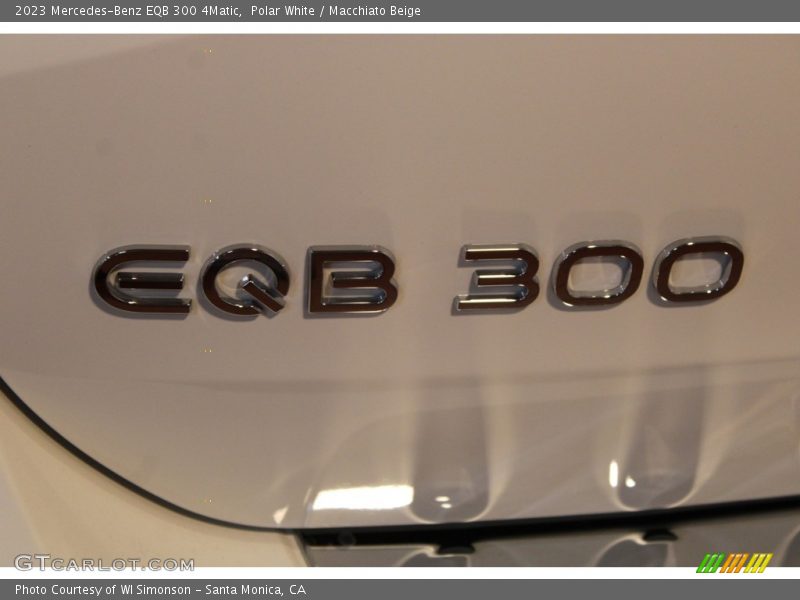 Polar White / Macchiato Beige 2023 Mercedes-Benz EQB 300 4Matic