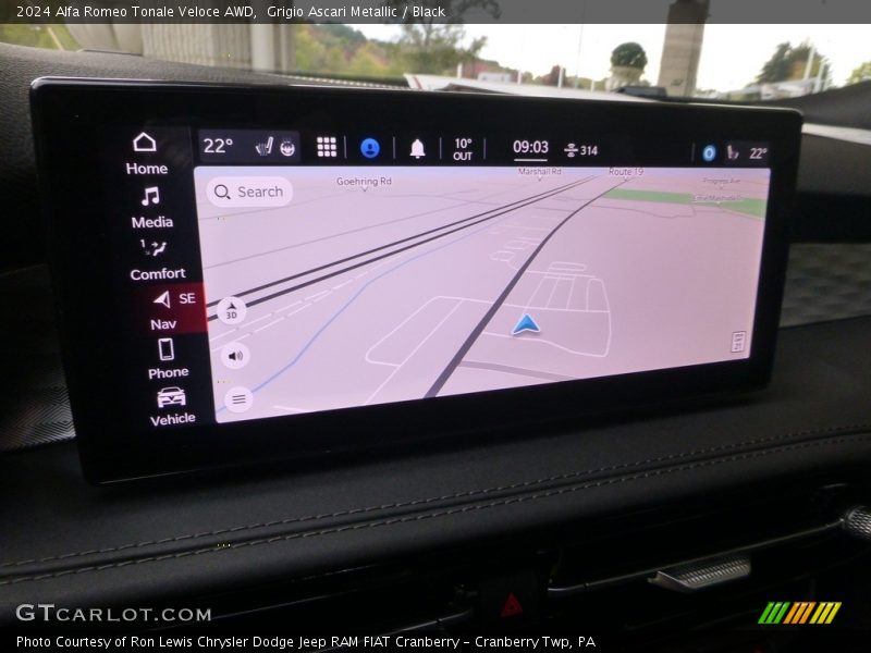 Navigation of 2024 Tonale Veloce AWD