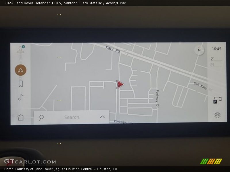 Navigation of 2024 Defender 110 S