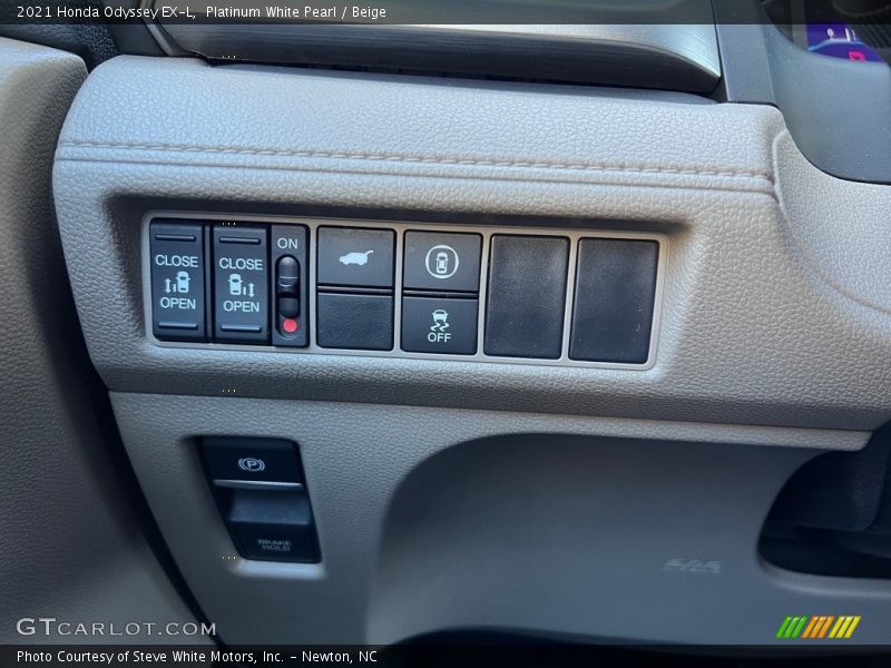 Controls of 2021 Odyssey EX-L