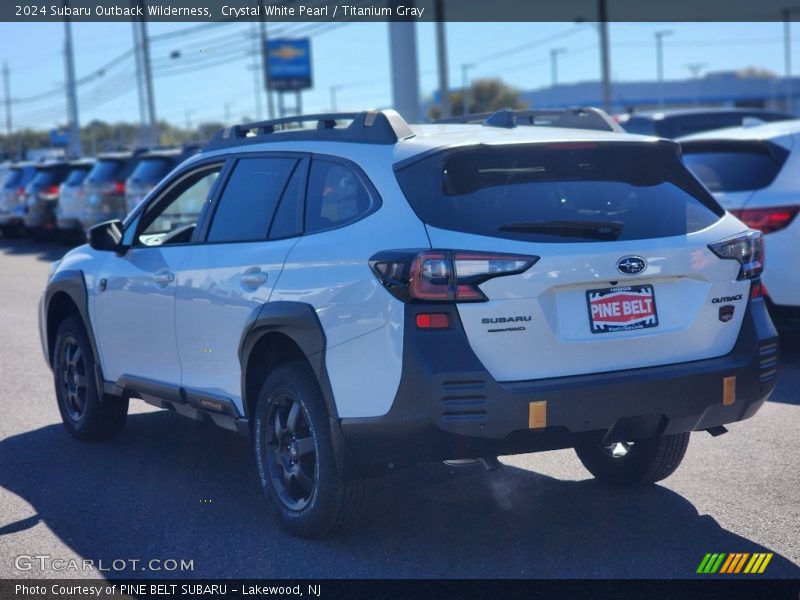 Crystal White Pearl / Titanium Gray 2024 Subaru Outback Wilderness