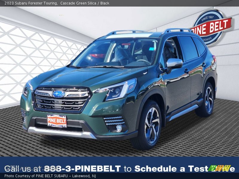 Cascade Green Silica / Black 2023 Subaru Forester Touring