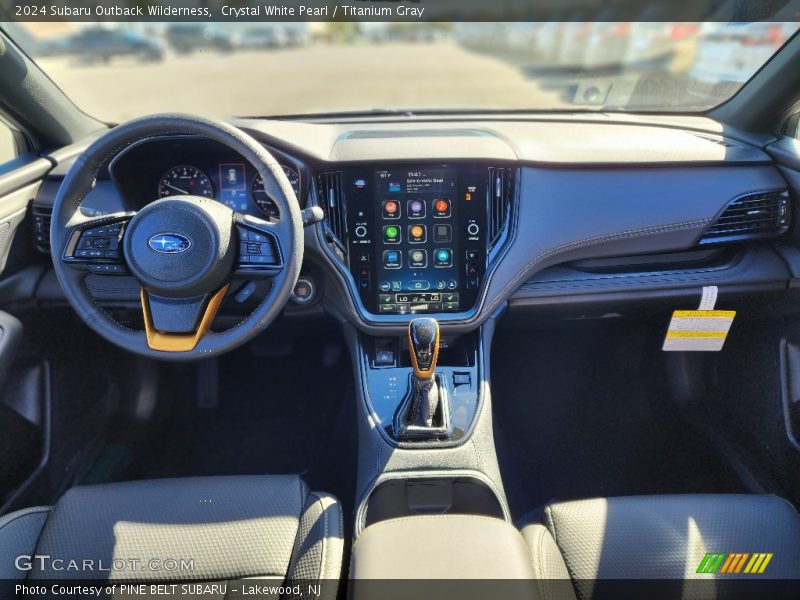 Crystal White Pearl / Titanium Gray 2024 Subaru Outback Wilderness
