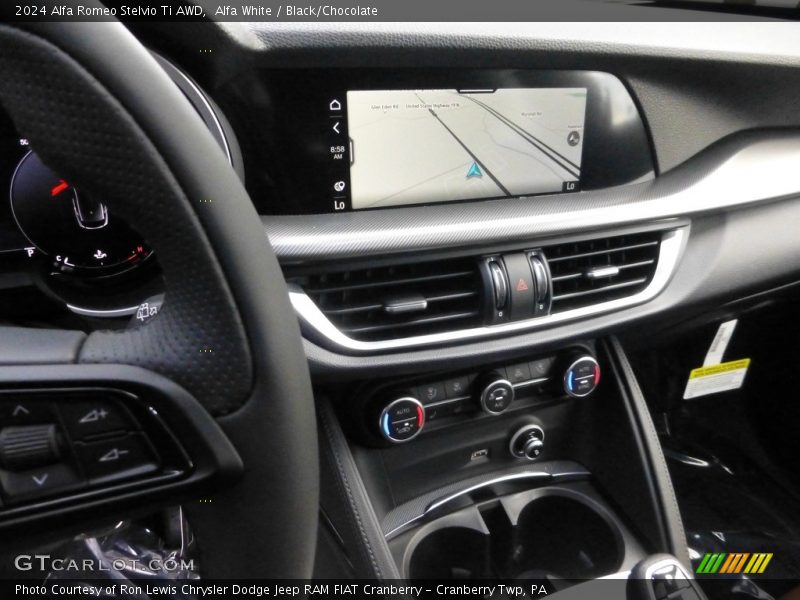 Controls of 2024 Stelvio Ti AWD