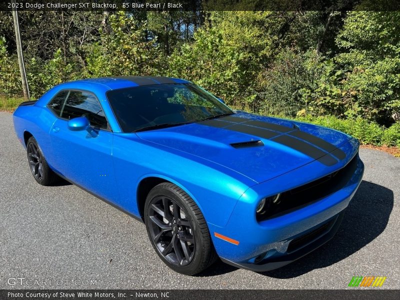 B5 Blue Pearl / Black 2023 Dodge Challenger SXT Blacktop