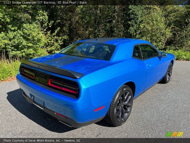 B5 Blue Pearl / Black 2023 Dodge Challenger SXT Blacktop