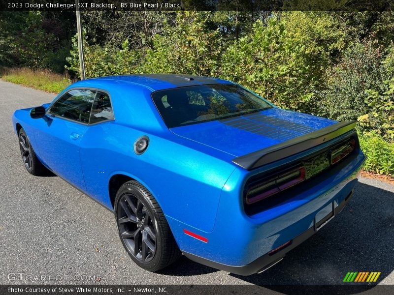 B5 Blue Pearl / Black 2023 Dodge Challenger SXT Blacktop