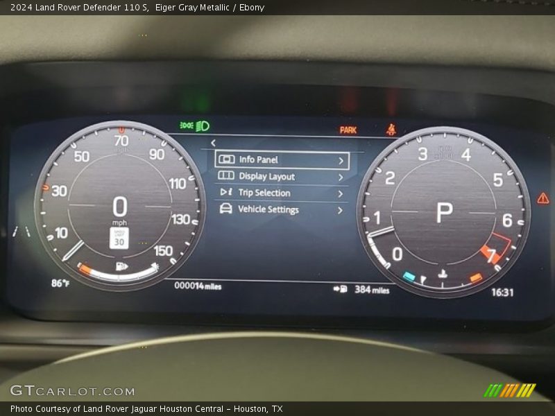  2024 Defender 110 S 110 S Gauges
