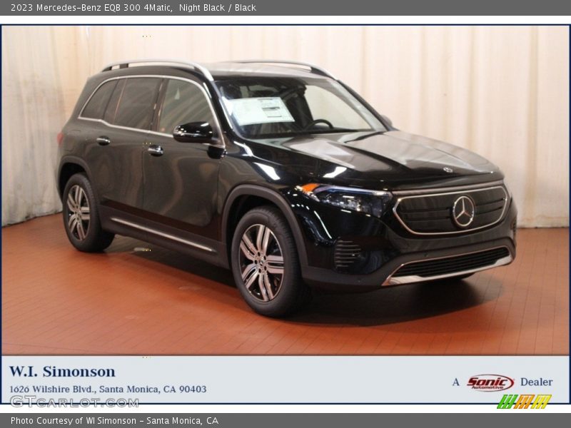 Night Black / Black 2023 Mercedes-Benz EQB 300 4Matic