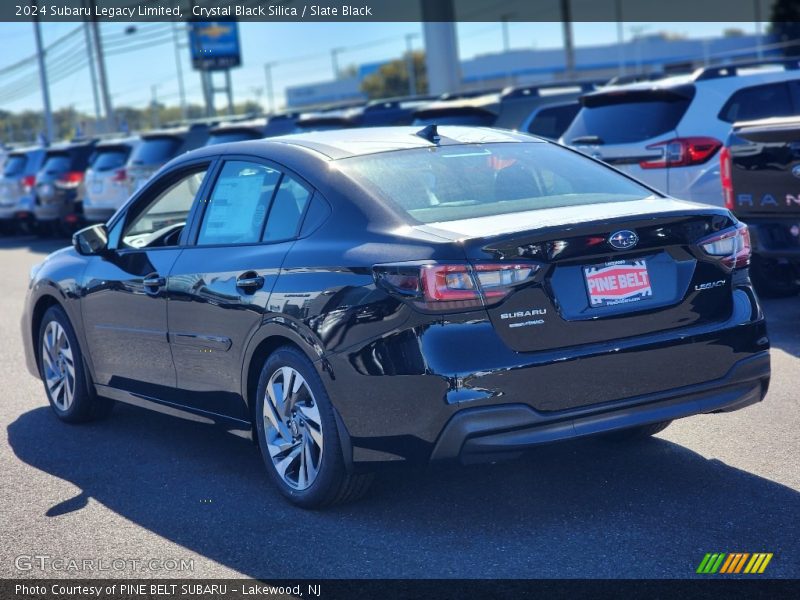 Crystal Black Silica / Slate Black 2024 Subaru Legacy Limited