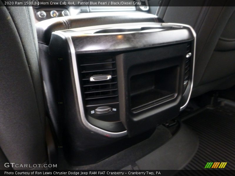 Patriot Blue Pearl / Black/Diesel Gray 2020 Ram 1500 Big Horn Crew Cab 4x4