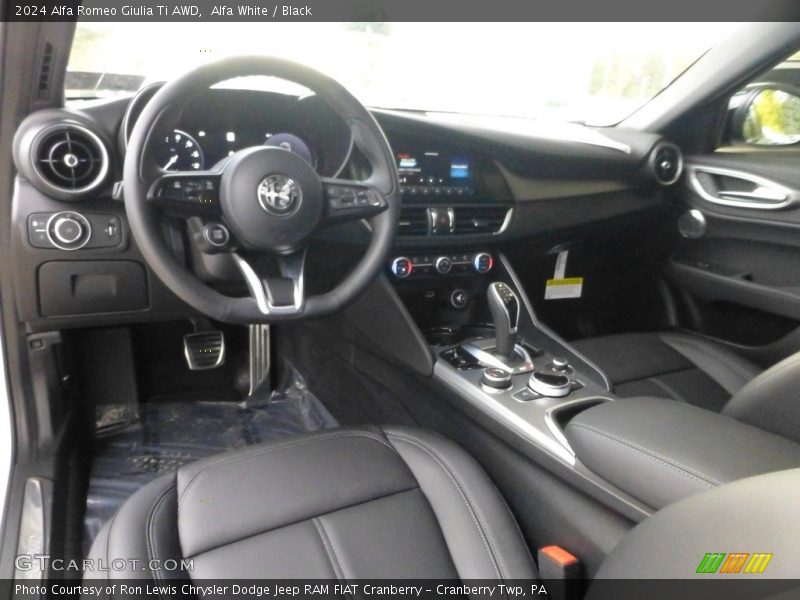  2024 Giulia Ti AWD Black Interior