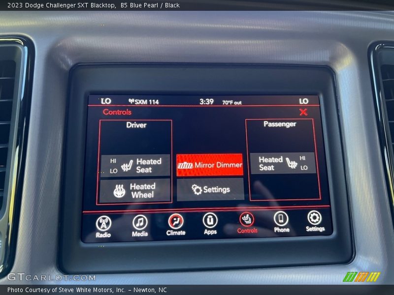 B5 Blue Pearl / Black 2023 Dodge Challenger SXT Blacktop