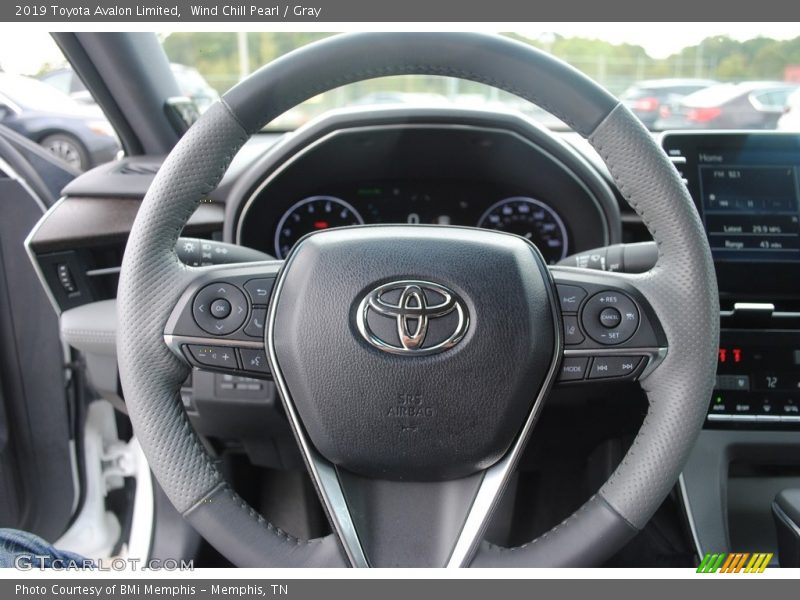 Wind Chill Pearl / Gray 2019 Toyota Avalon Limited