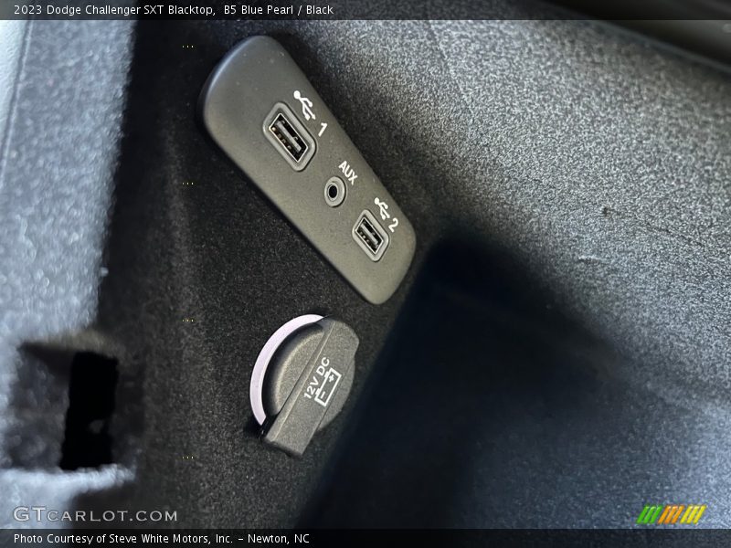 B5 Blue Pearl / Black 2023 Dodge Challenger SXT Blacktop