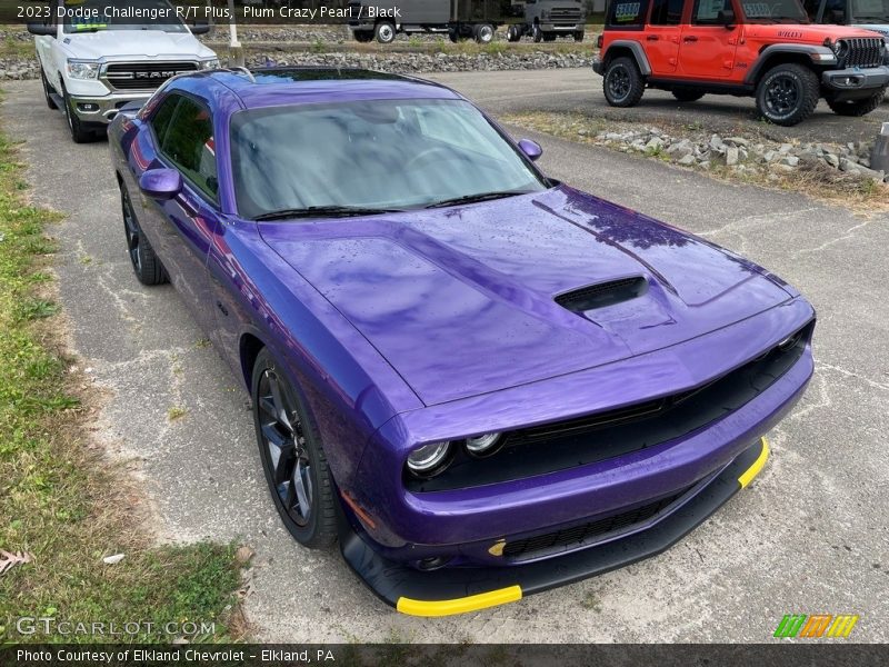 Plum Crazy Pearl / Black 2023 Dodge Challenger R/T Plus