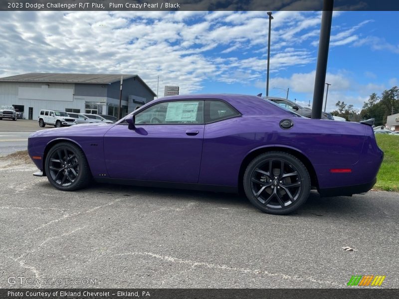 Plum Crazy Pearl / Black 2023 Dodge Challenger R/T Plus