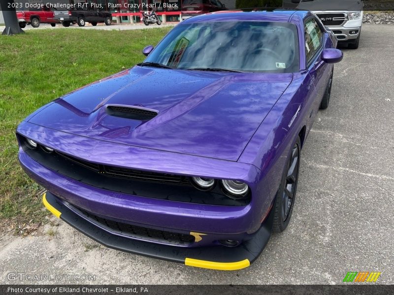 Plum Crazy Pearl / Black 2023 Dodge Challenger R/T Plus