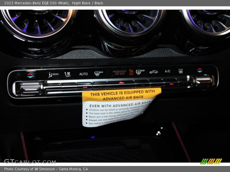 Night Black / Black 2023 Mercedes-Benz EQB 300 4Matic