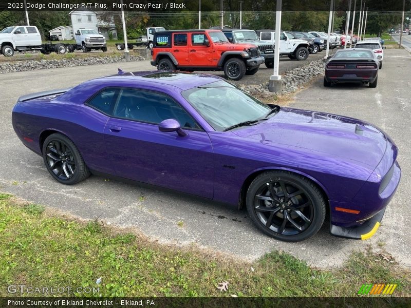 Plum Crazy Pearl / Black 2023 Dodge Challenger R/T Plus