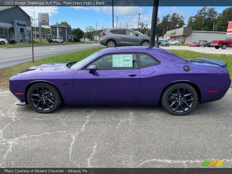 Plum Crazy Pearl / Black 2023 Dodge Challenger R/T Plus