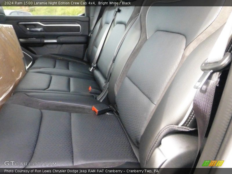 Bright White / Black 2024 Ram 1500 Laramie Night Edition Crew Cab 4x4