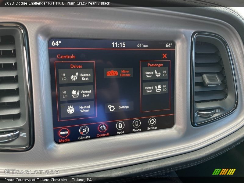 Plum Crazy Pearl / Black 2023 Dodge Challenger R/T Plus