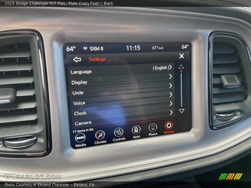 Plum Crazy Pearl / Black 2023 Dodge Challenger R/T Plus
