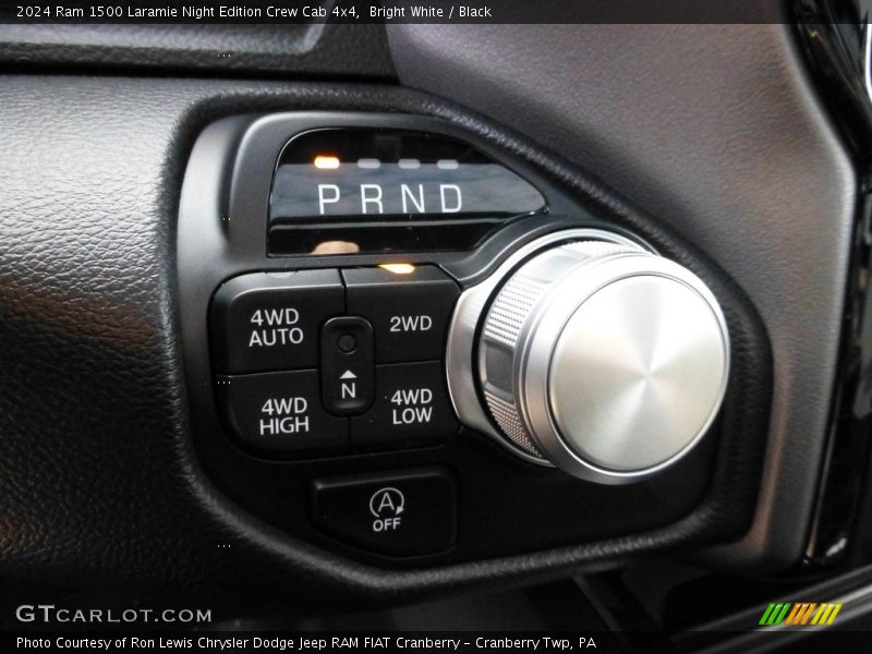 Bright White / Black 2024 Ram 1500 Laramie Night Edition Crew Cab 4x4