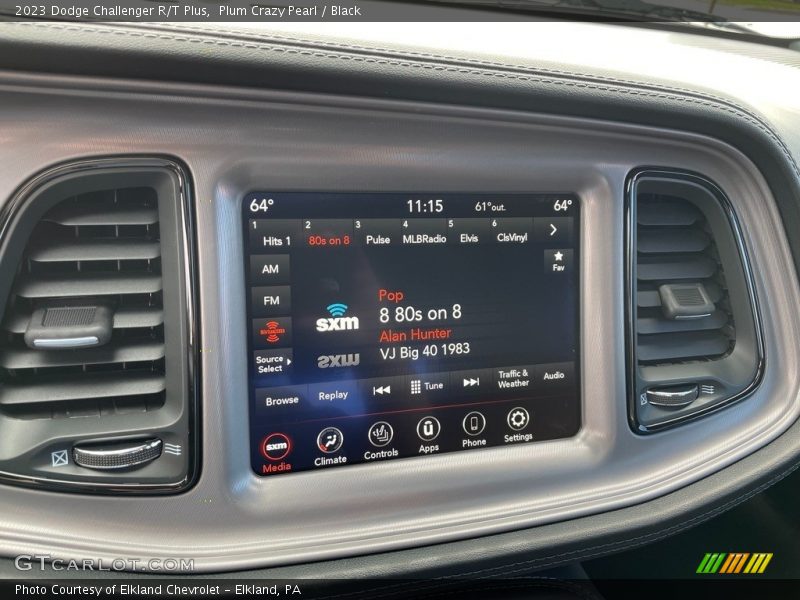 Plum Crazy Pearl / Black 2023 Dodge Challenger R/T Plus