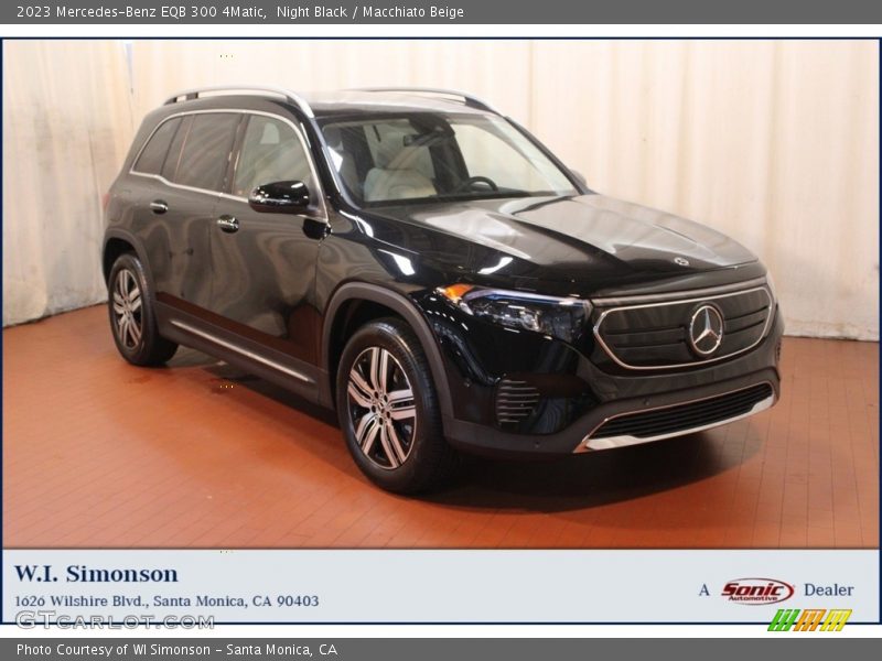 Night Black / Macchiato Beige 2023 Mercedes-Benz EQB 300 4Matic