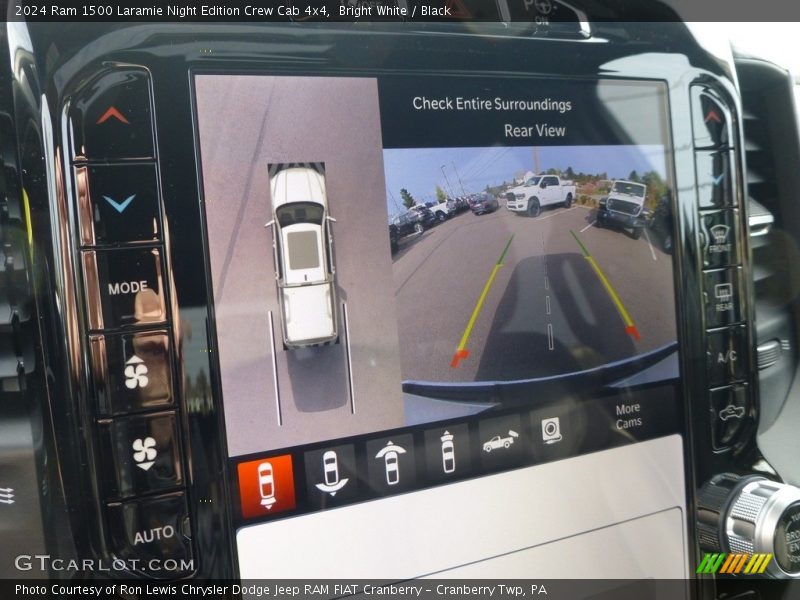 Bright White / Black 2024 Ram 1500 Laramie Night Edition Crew Cab 4x4