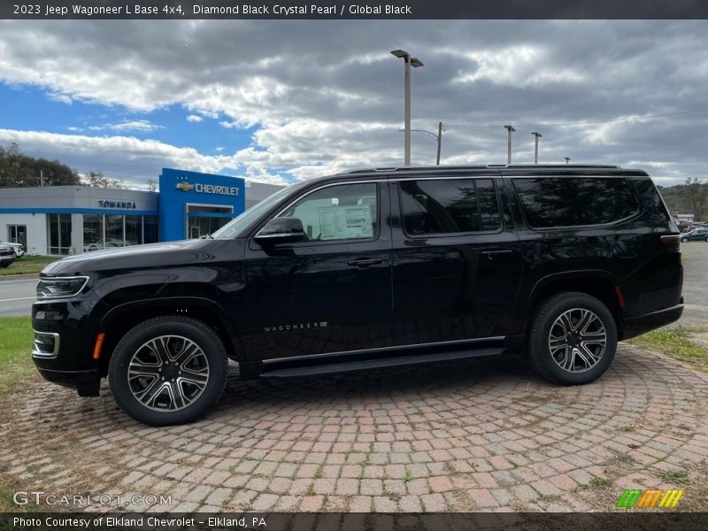 Diamond Black Crystal Pearl / Global Black 2023 Jeep Wagoneer L Base 4x4