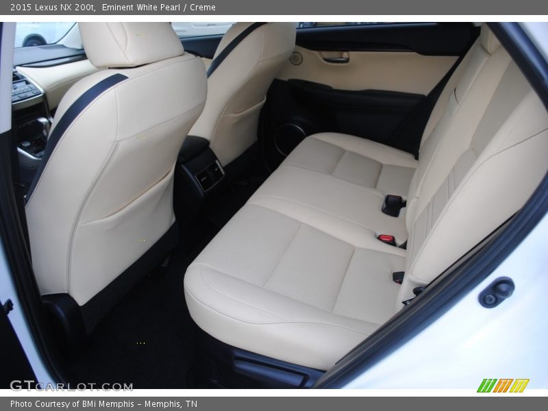 Rear Seat of 2015 NX 200t