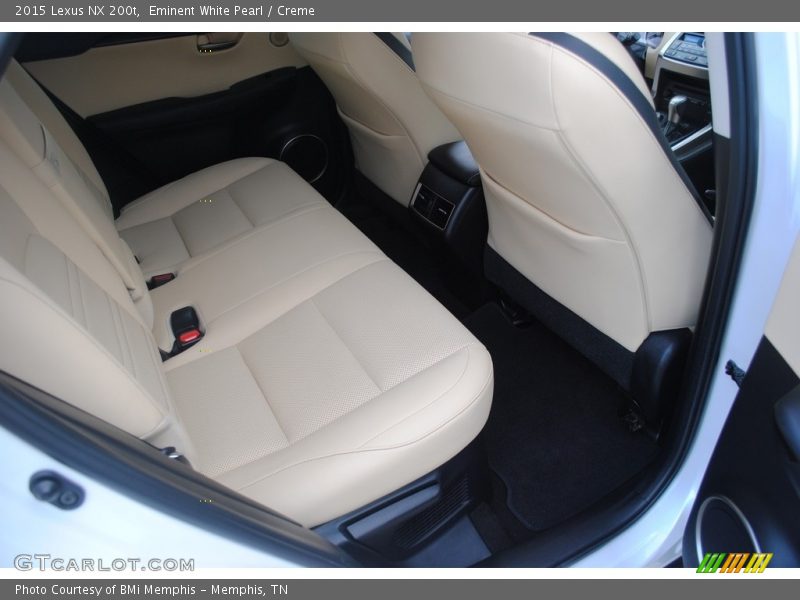 Rear Seat of 2015 NX 200t