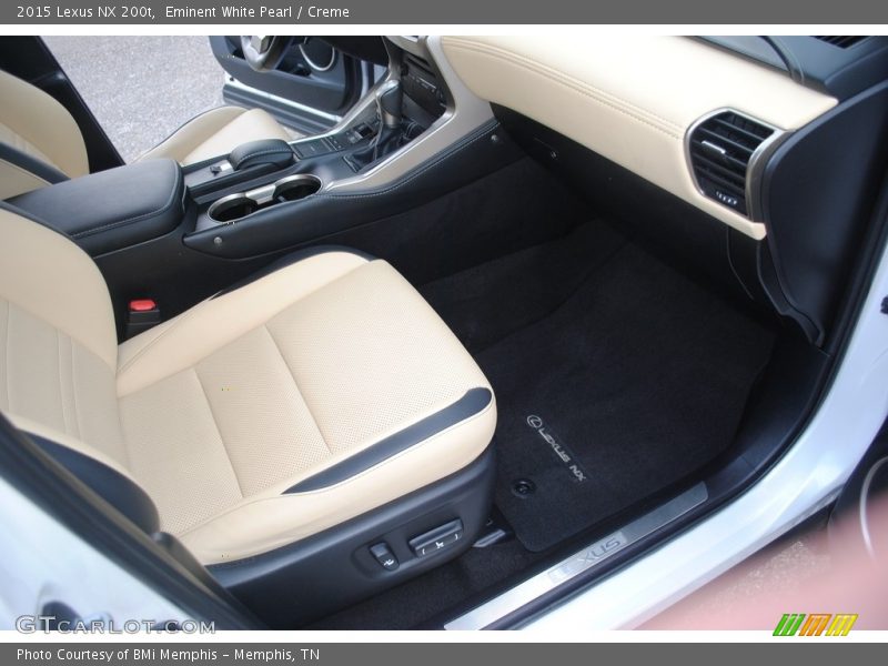 Front Seat of 2015 NX 200t