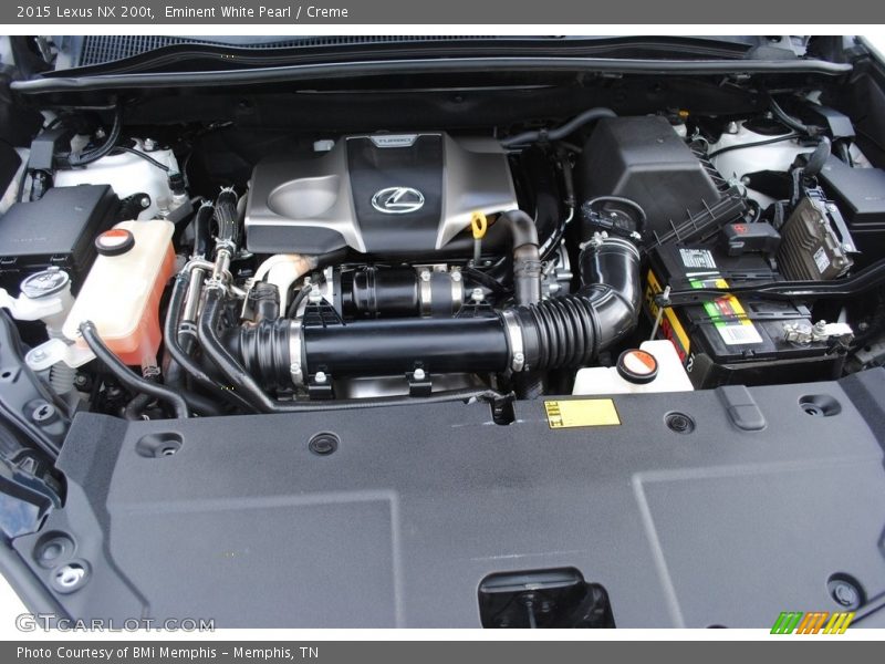  2015 NX 200t Engine - 2.0 Liter Turbocharged DOHC 16-Valve VVT-iW 4 Cylinder