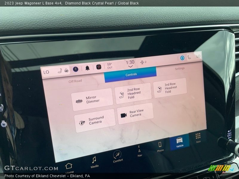 Controls of 2023 Wagoneer L Base 4x4