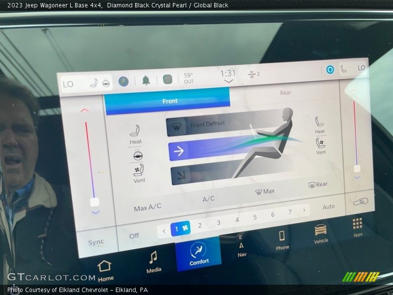 Controls of 2023 Wagoneer L Base 4x4