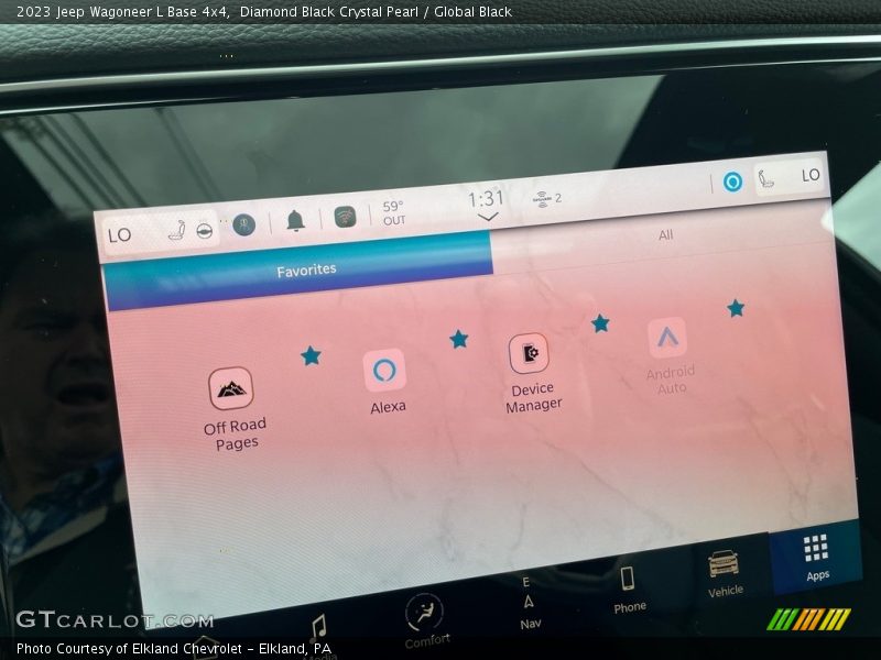 Controls of 2023 Wagoneer L Base 4x4