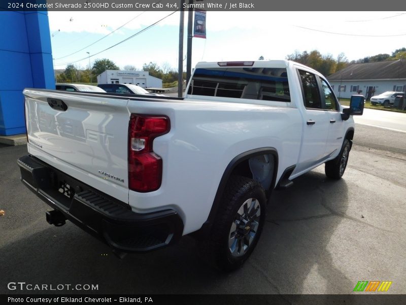 Summit White / Jet Black 2024 Chevrolet Silverado 2500HD Custom Crew Cab 4x4