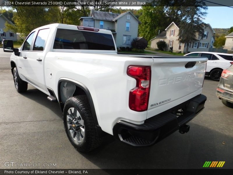 Summit White / Jet Black 2024 Chevrolet Silverado 2500HD Custom Crew Cab 4x4