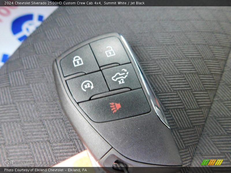 Keys of 2024 Silverado 2500HD Custom Crew Cab 4x4