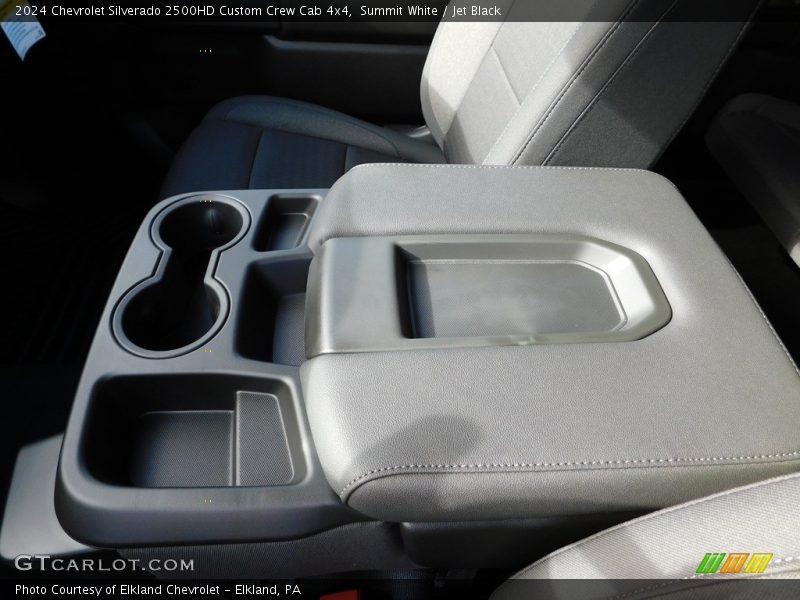 Summit White / Jet Black 2024 Chevrolet Silverado 2500HD Custom Crew Cab 4x4