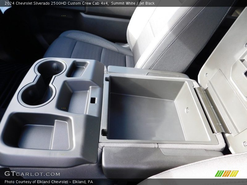 Summit White / Jet Black 2024 Chevrolet Silverado 2500HD Custom Crew Cab 4x4