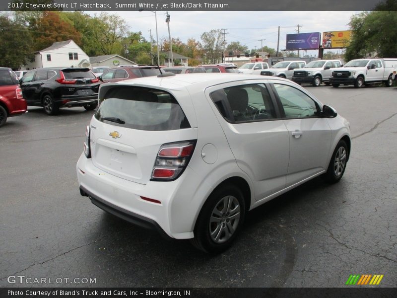 Summit White / Jet Black/Dark Titanium 2017 Chevrolet Sonic LT Hatchback