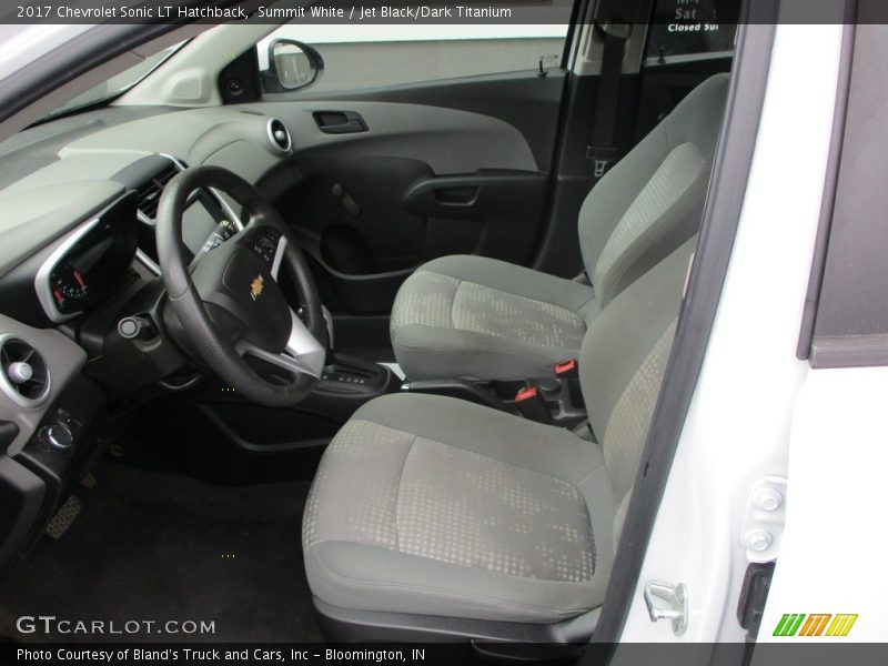 Summit White / Jet Black/Dark Titanium 2017 Chevrolet Sonic LT Hatchback