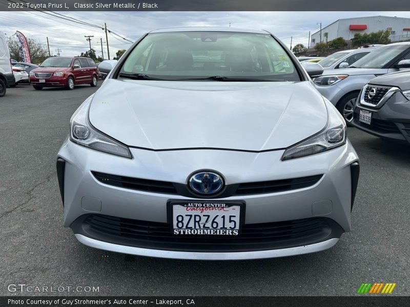 Classic Silver Metallic / Black 2022 Toyota Prius L