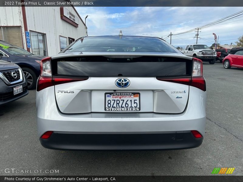 Classic Silver Metallic / Black 2022 Toyota Prius L